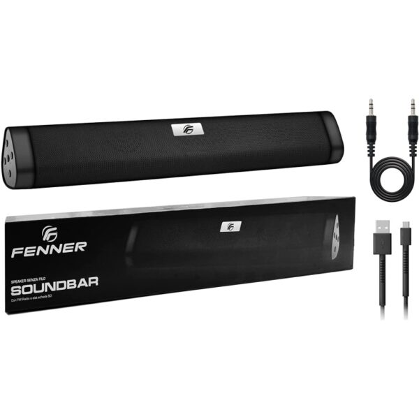 Fenner Bluetooth Speaker A15 10W/BT5.0/TF Card/USB/FM/AUX - Image 5